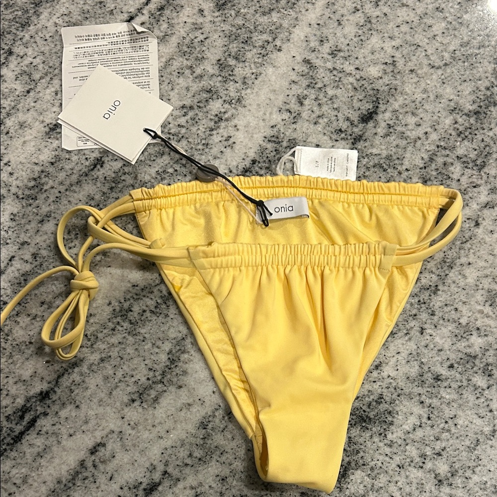 Onia Sunny Yellow Bikini Bottom